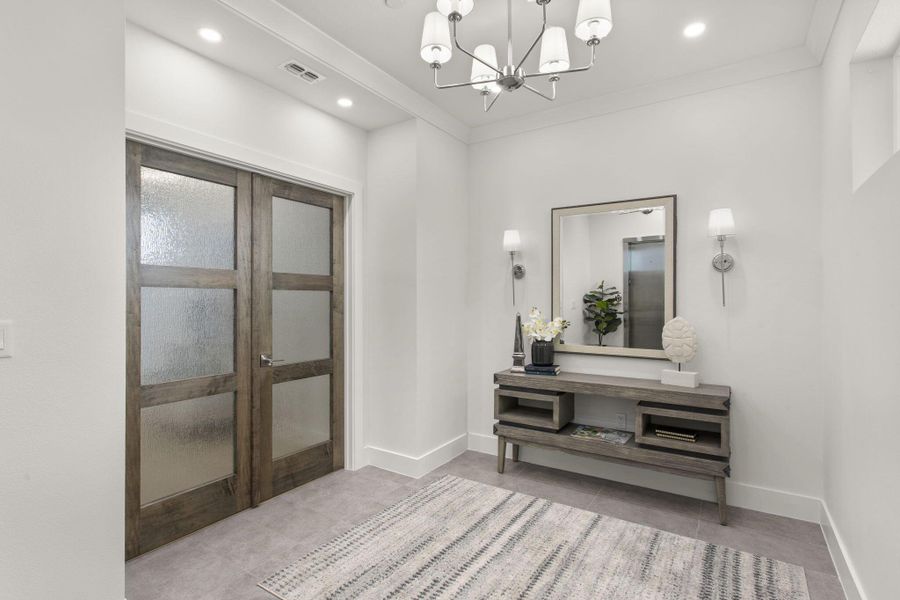 Furnished interior view inside a new home in , Tierra Verde (Image 35).