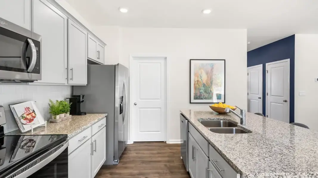 Furnished interior view inside a new home in Olive Branch, Wilson's Mills (Image 10).