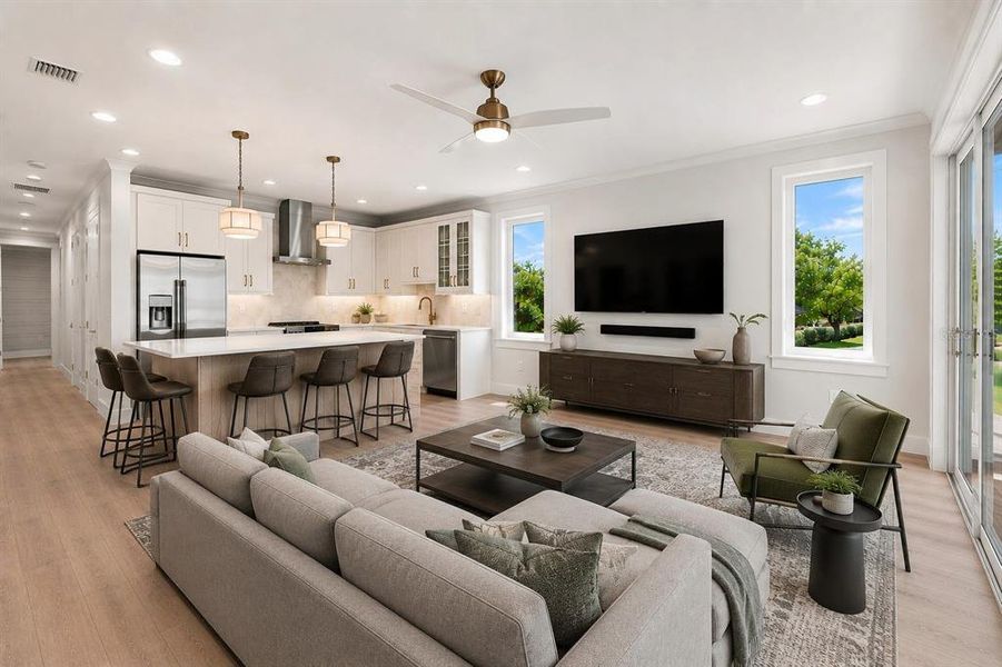 Furnished interior view inside a new home in , Indian Rocks Beach (Image 19). Furnished interior view inside a new home in , Indian Rocks Beach (Image 19).