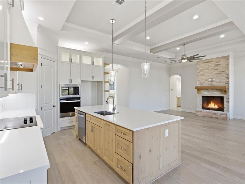 Furnished interior view inside a new home in , Weatherford (Image 7). Furnished interior view inside a new home in , Weatherford (Image 7).