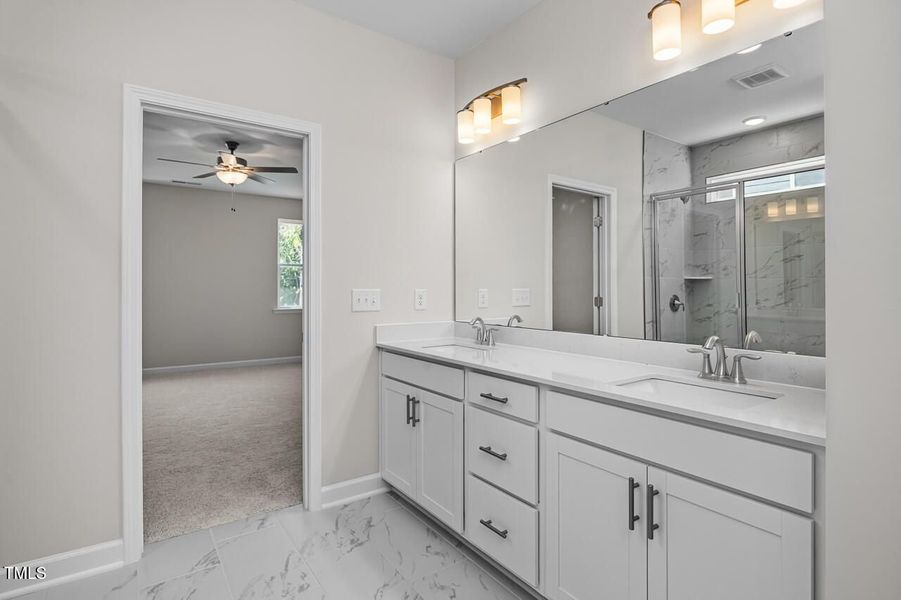 Furnished interior view inside a new home in Sage on North Main, Wake Forest (Image 9).