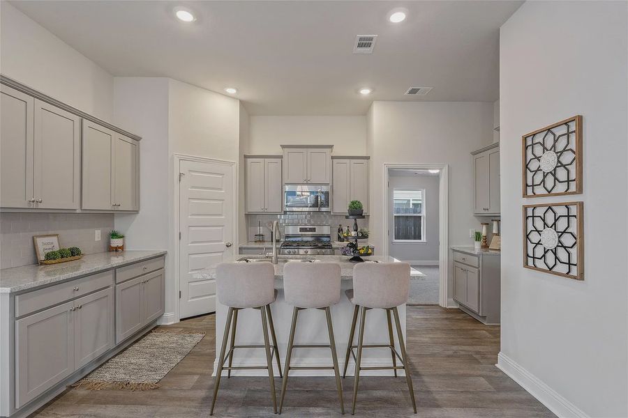 Furnished interior view inside a new home in Grand Oaks Reserve, Cleveland (Image 16).