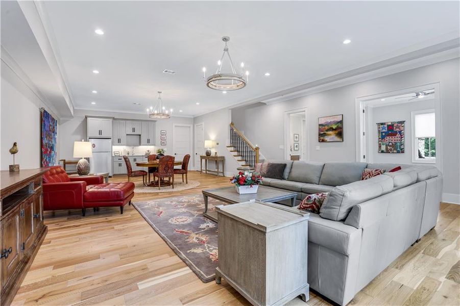 Furnished interior view inside a new home in , Dahlonega (Image 40).