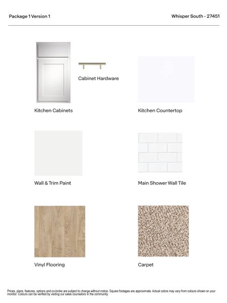 Sample of building materials used in homes in Whisper South, San Marcos (Image 32).