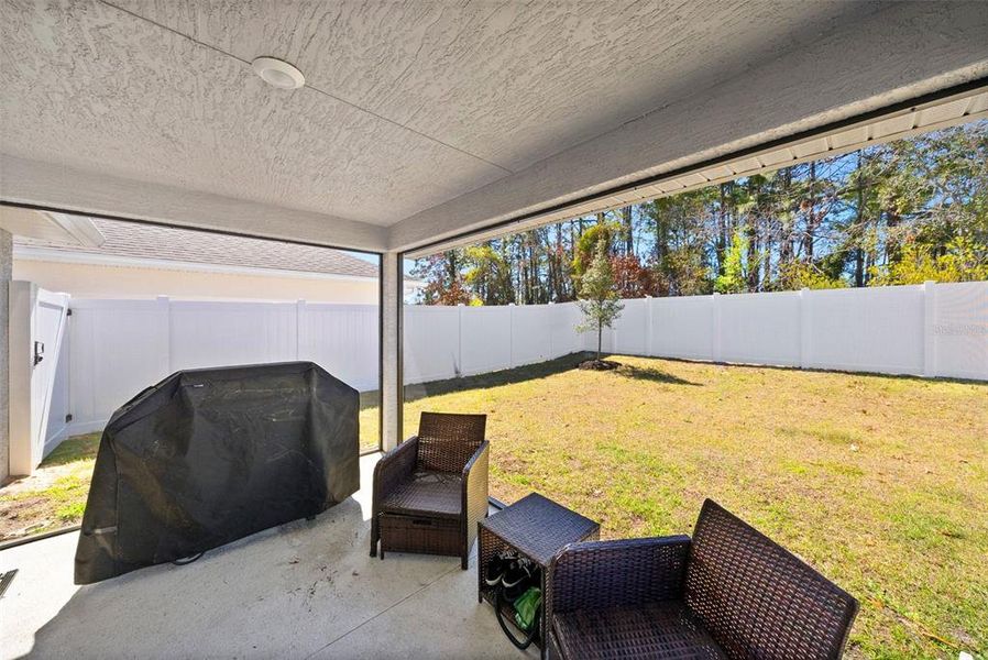 Exterior details and patio area of a home in Pine Bluff, Spring Hill (Image 24).