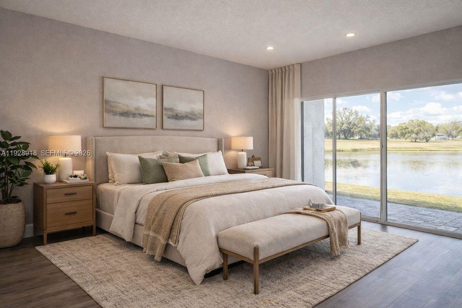 Furnished interior view inside a new home in , Sebring (Image 16).