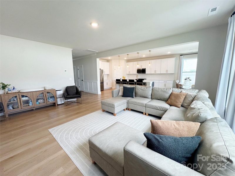 Furnished interior view inside a new home in Enclave at Caldwell, Charlotte (Image 12).