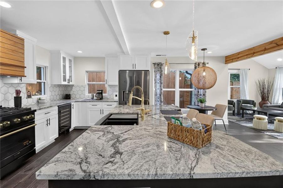 Furnished interior view inside a new home in , Atlanta (Image 15).