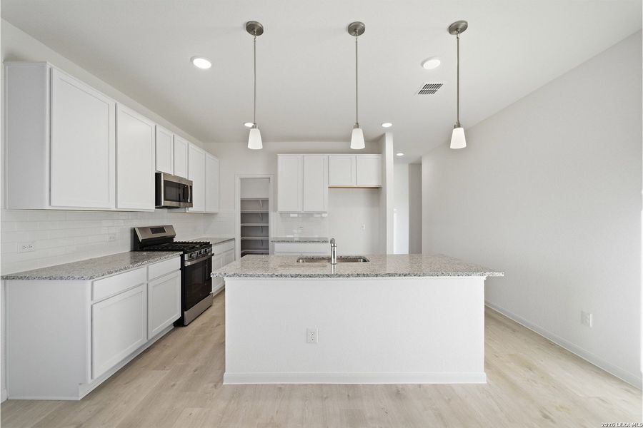 Furnished interior view inside a new home in Garden Grove, San Antonio (Image 3).