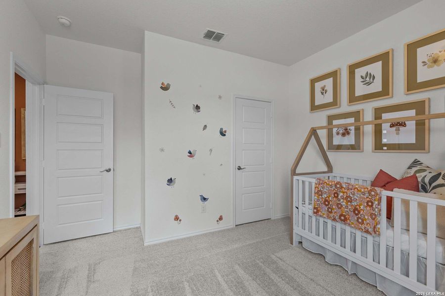 Furnished interior view inside a new home in Royal Crest, San Antonio (Image 17).