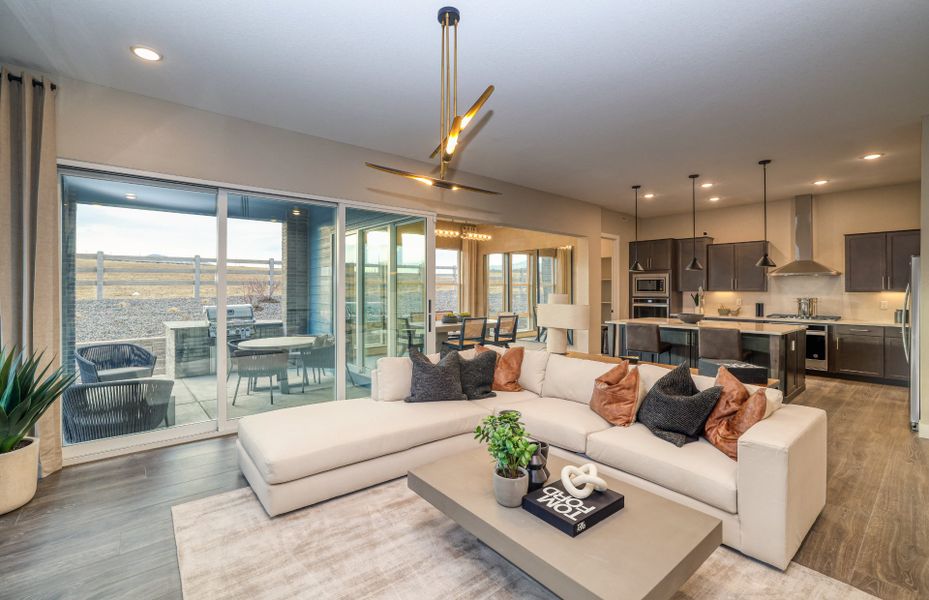 Furnished interior view inside a new home in Sterling Ranch, Littleton (Image 3).