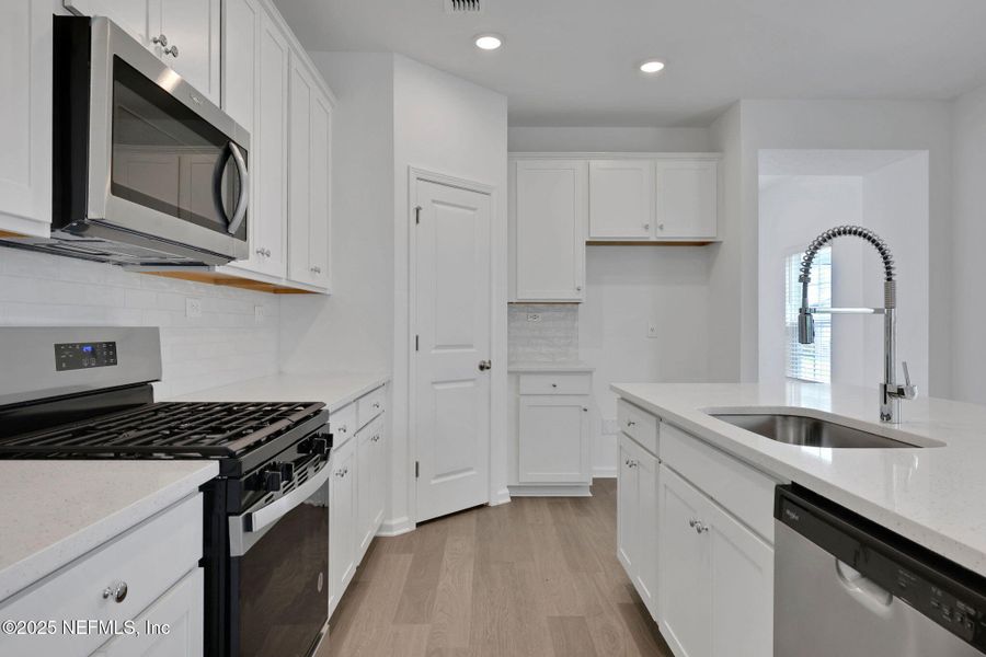 Furnished interior view inside a new home in TrailMark, St. Augustine (Image 8). Furnished interior view inside a new home in TrailMark, St. Augustine (Image 8).