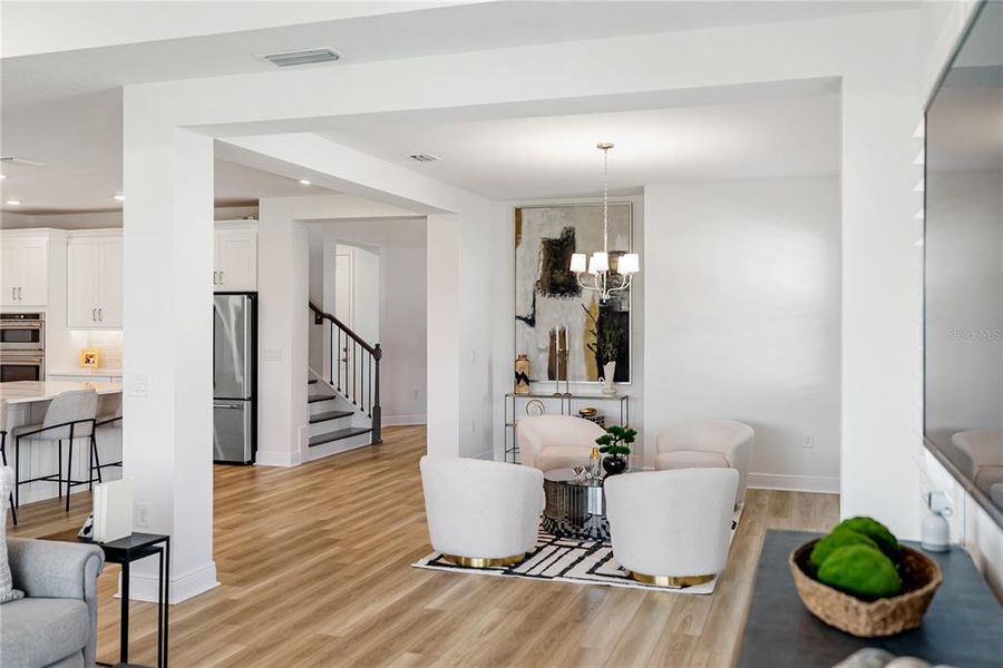 Furnished interior view inside a new home in Sweetwater at Lakewood Ranch, Bradenton (Image 9). Furnished interior view inside a new home in Sweetwater at Lakewood Ranch, Bradenton (Image 9).