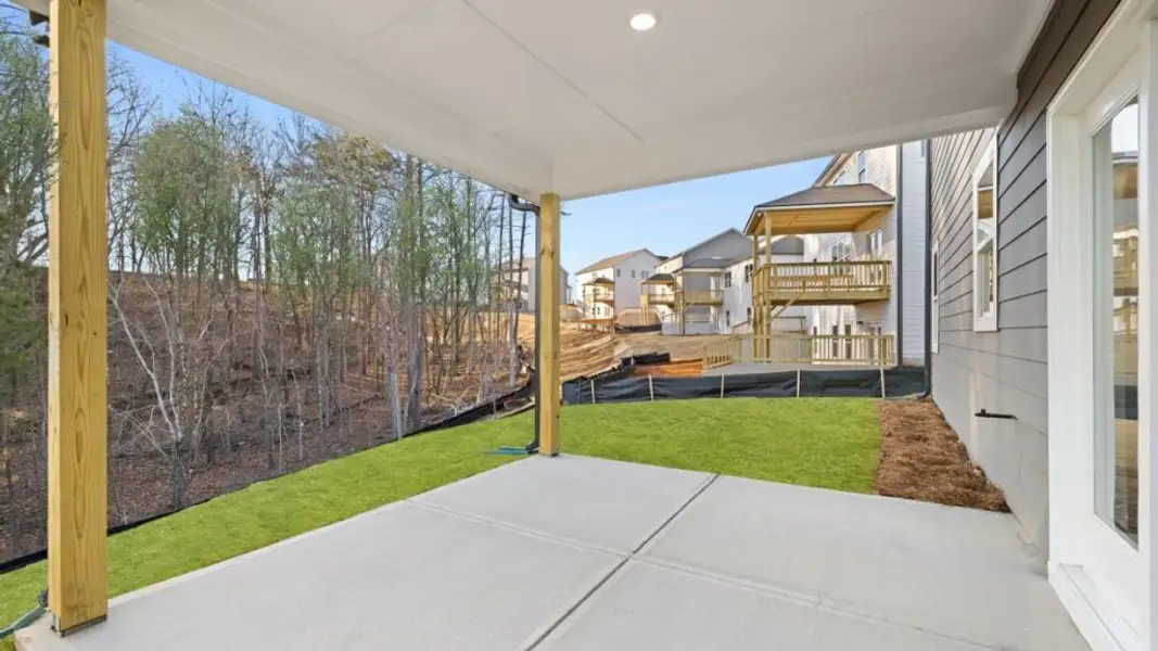 Exterior details and patio area of a home in Falcon Landing, Gainesville (Image 3).