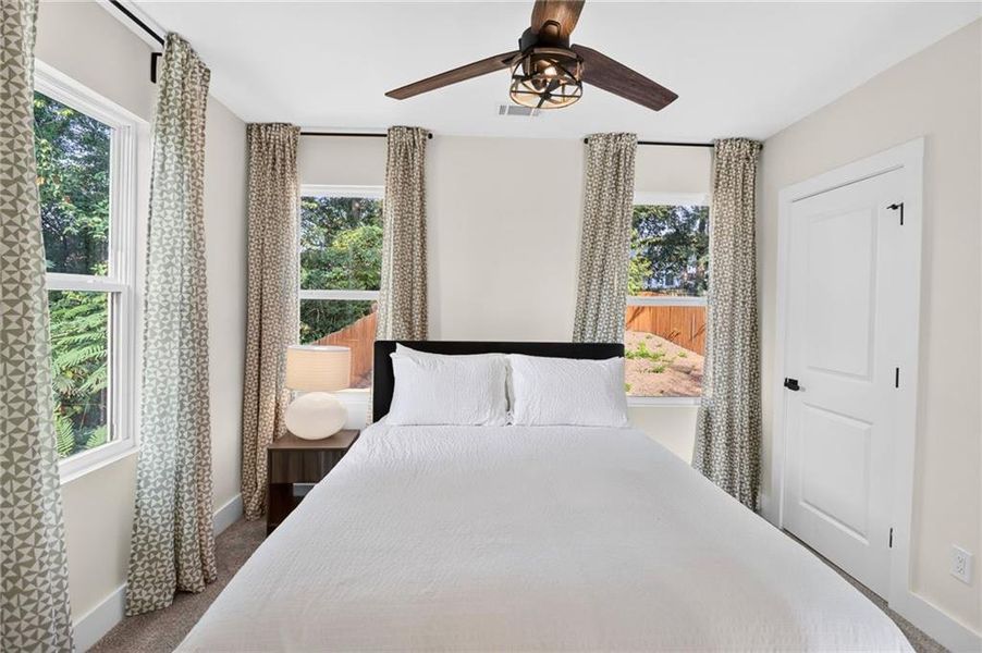 Furnished interior view inside a new home in , Atlanta (Image 39).