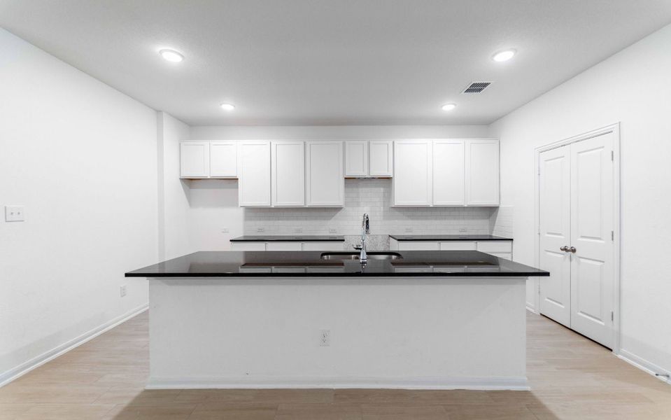 Furnished interior view inside a new home in Hunter's Ranch, San Antonio (Image 3).