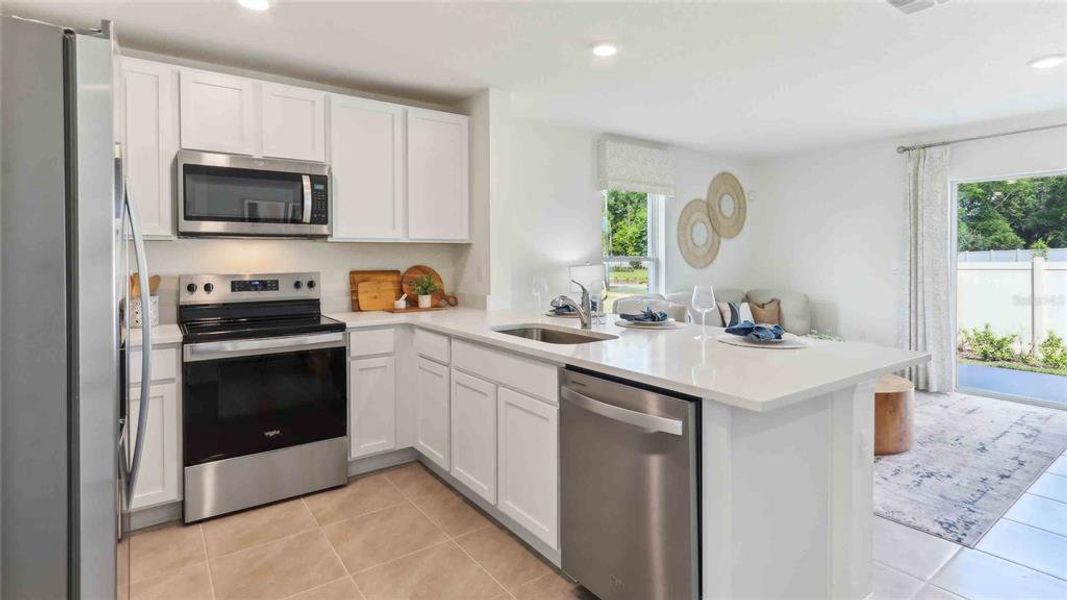 Furnished interior view inside a new home in The Towns at Laurel Commons, Ocala (Image 6).
