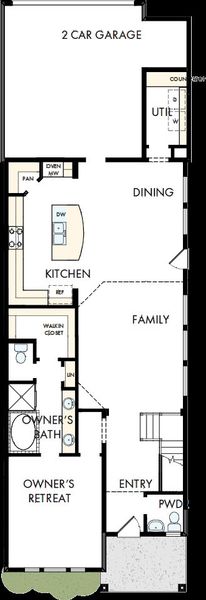 2D floor plan layout of this home in The Retreat at Harvest, Argyle, TX (Image 2). 2D floor plan layout of this home in The Retreat at Harvest, Argyle, TX (Image 2).