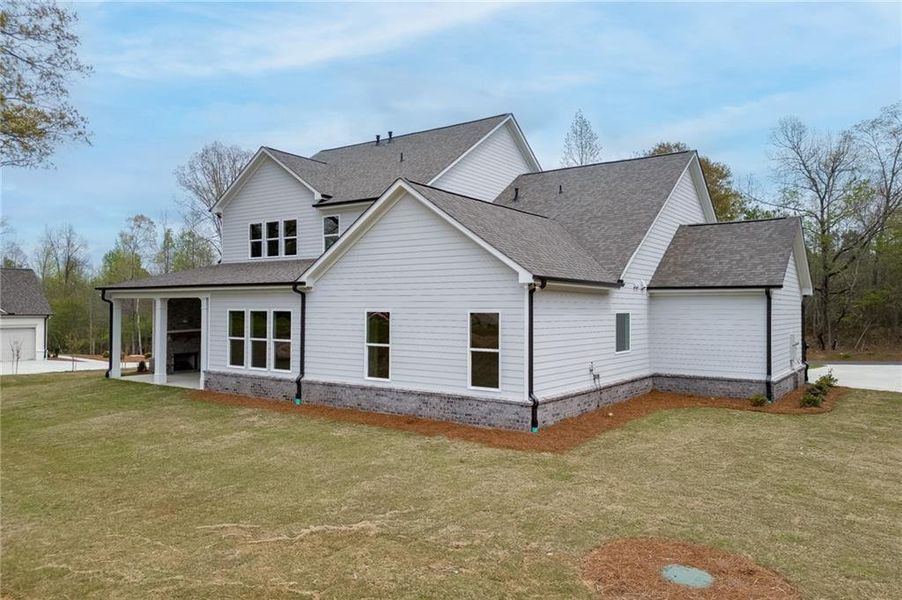 Exterior details and patio area of a home in , Cumming (Image 27).