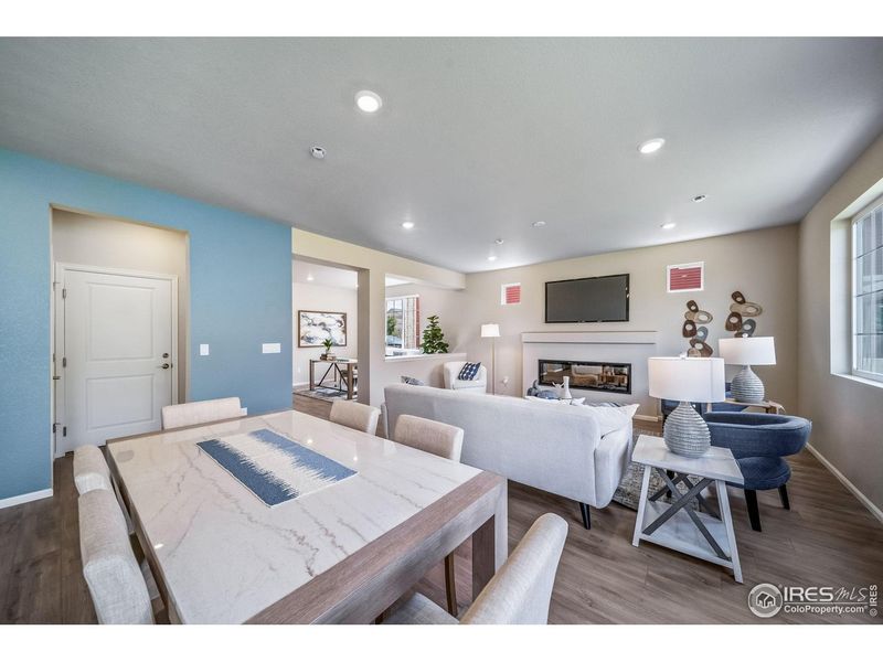 Furnished interior view inside a new home in , Johnstown (Image 10).