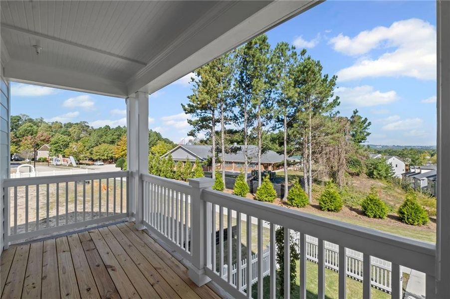Exterior details and patio area of a home in The Village at River Green, Canton (Image 4).