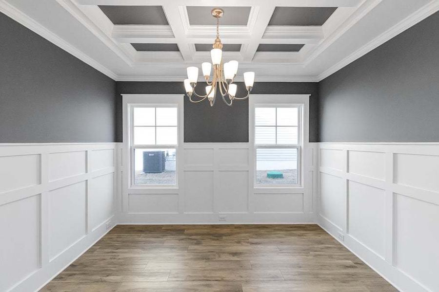Representative unfurnished interior of a home built from the Magnolia by Caviness & Cates Communities in Bartlett Manor, Youngsville (Image 75).