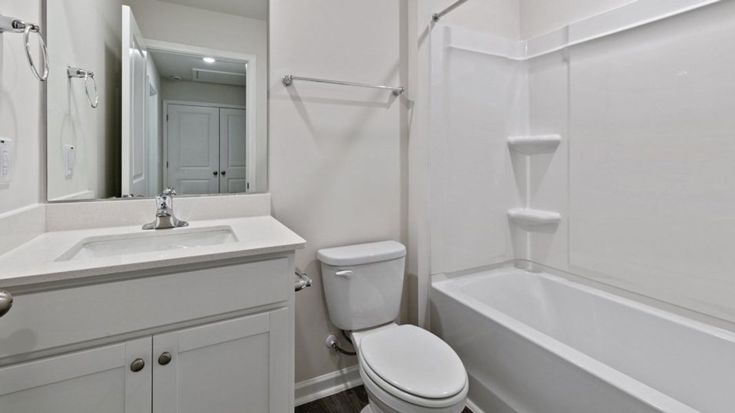 Furnished interior view inside a new home in The Townes at Martin Farms, Aberdeen (Image 9).