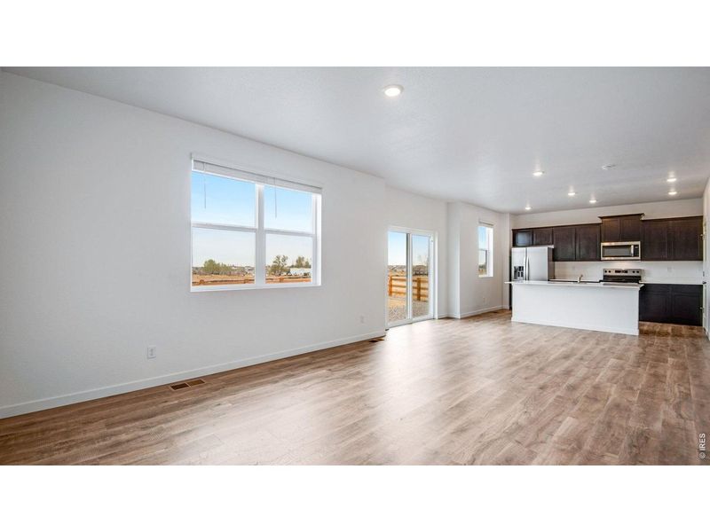 Spacious, unfurnished interior of a new home in Vista Meadows, Fort Lupton (Image 9). Spacious, unfurnished interior of a new home in Vista Meadows, Fort Lupton (Image 9).