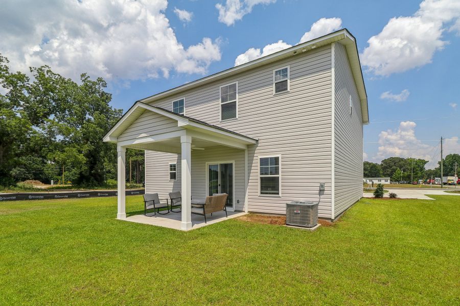 Representative exterior photo of a completed home built from the Bentcreek II by Great Southern Homes in Old Charleston Acres, Pelion, SC (Image 36).