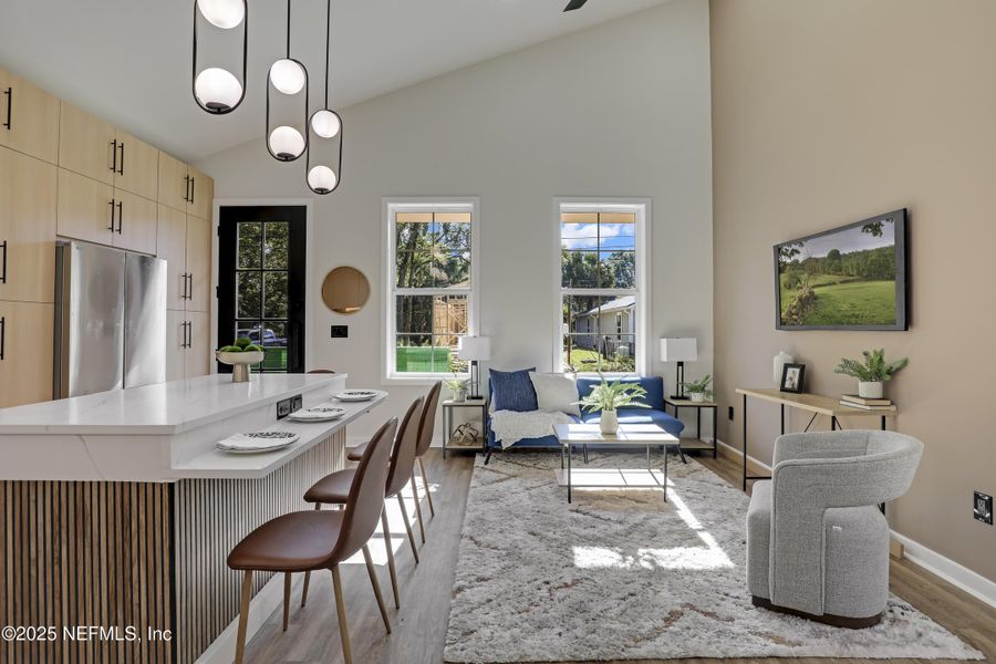 Furnished interior view inside a new home in , Jacksonville (Image 4).