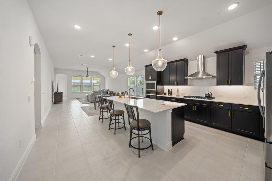 Furnished interior view inside a new home in Mavera, Conroe (Image 7).