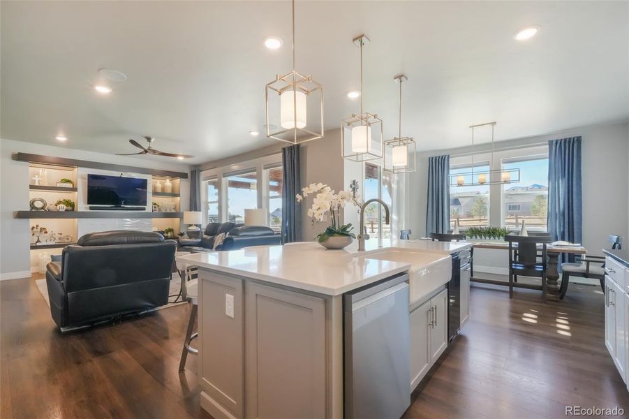 Furnished interior view inside a new home in , Monument (Image 20).