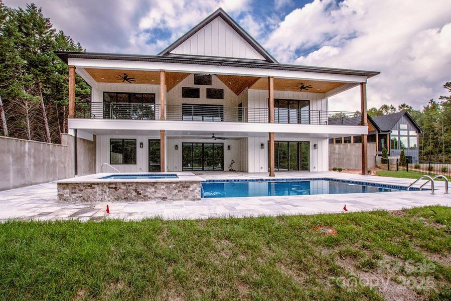 Front exterior of a new home in , Troutman, NC, highlighting curb appeal (Image 22).