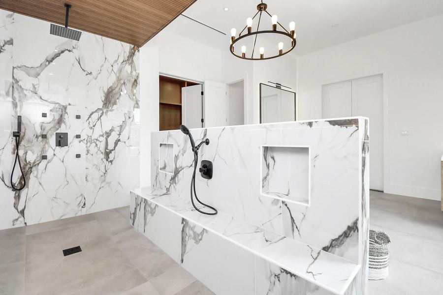 Furnished interior view inside a new home in , Houston (Image 36).