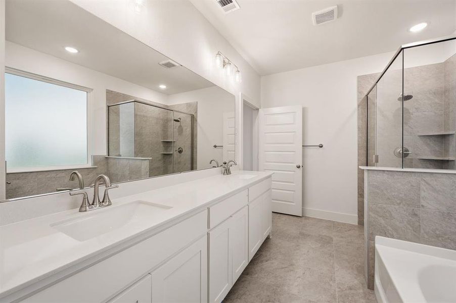 Furnished interior view inside a new home in Saddleback Estates, Boyd (Image 10). Furnished interior view inside a new home in Saddleback Estates, Boyd (Image 10).