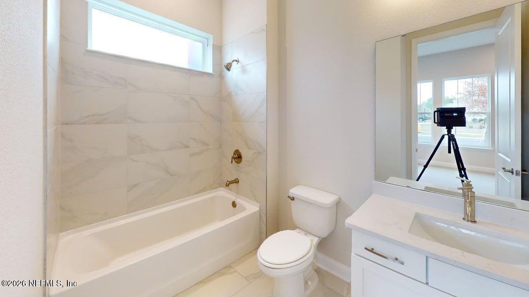 Furnished interior view inside a new home in RiverTown, St. Johns (Image 9).