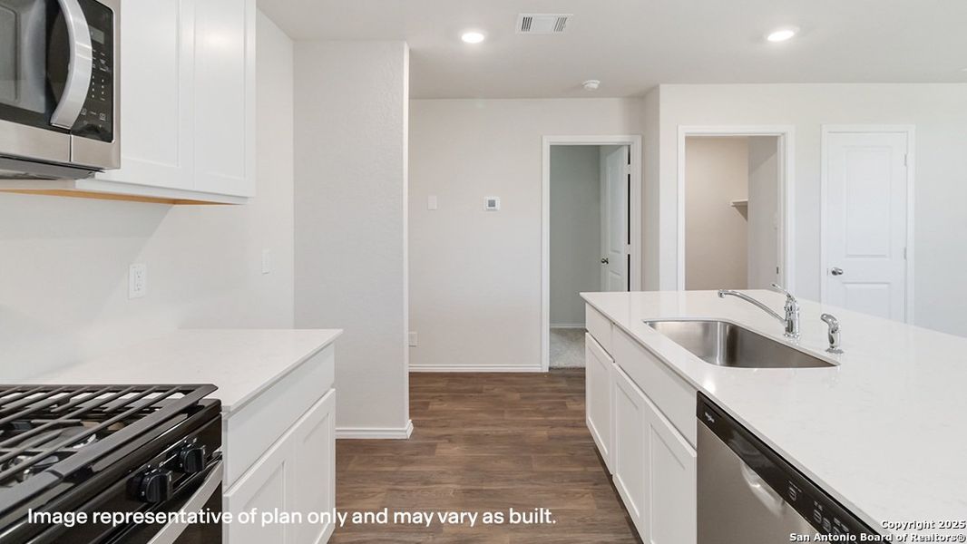 Furnished interior view inside a new home in Riverstone at Westpointe, San Antonio (Image 4).