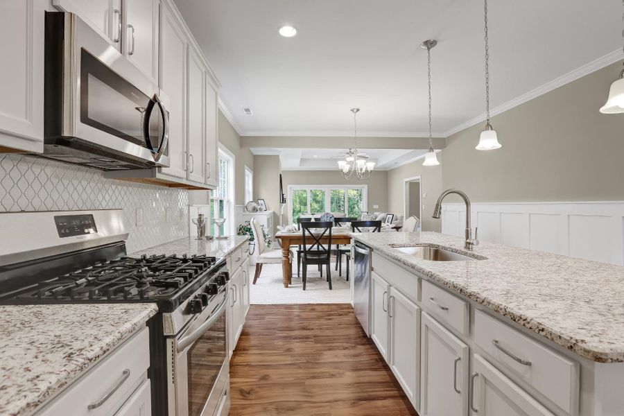 Representative furnished interior of a home built from the Banks by Bill Clark Homes in The Sanctuary at Sunset Beach, Sunset Beach (Image 6). Representative furnished interior of a home built from the Banks by Bill Clark Homes in The Sanctuary at Sunset Beach, Sunset Beach (Image 6).