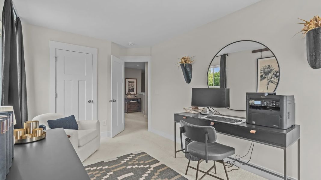 Furnished interior view inside a new home in Ransdell Pointe, Spartanburg (Image 17). Furnished interior view inside a new home in Ransdell Pointe, Spartanburg (Image 17).