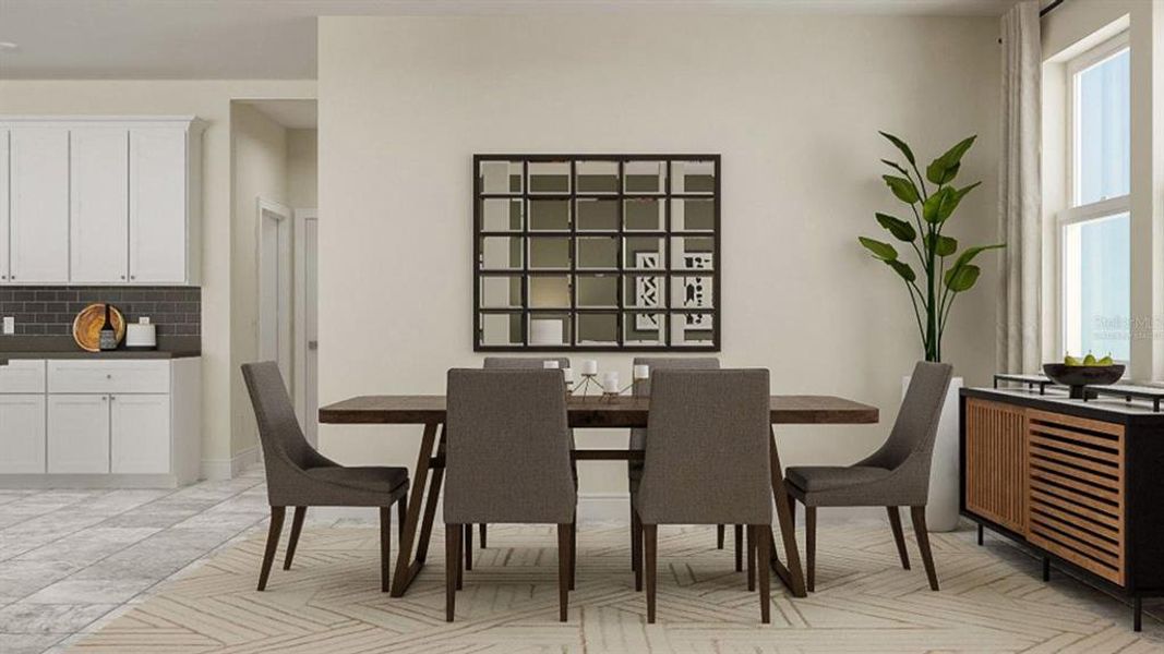 Furnished interior view inside a new home in , Clermont (Image 5).