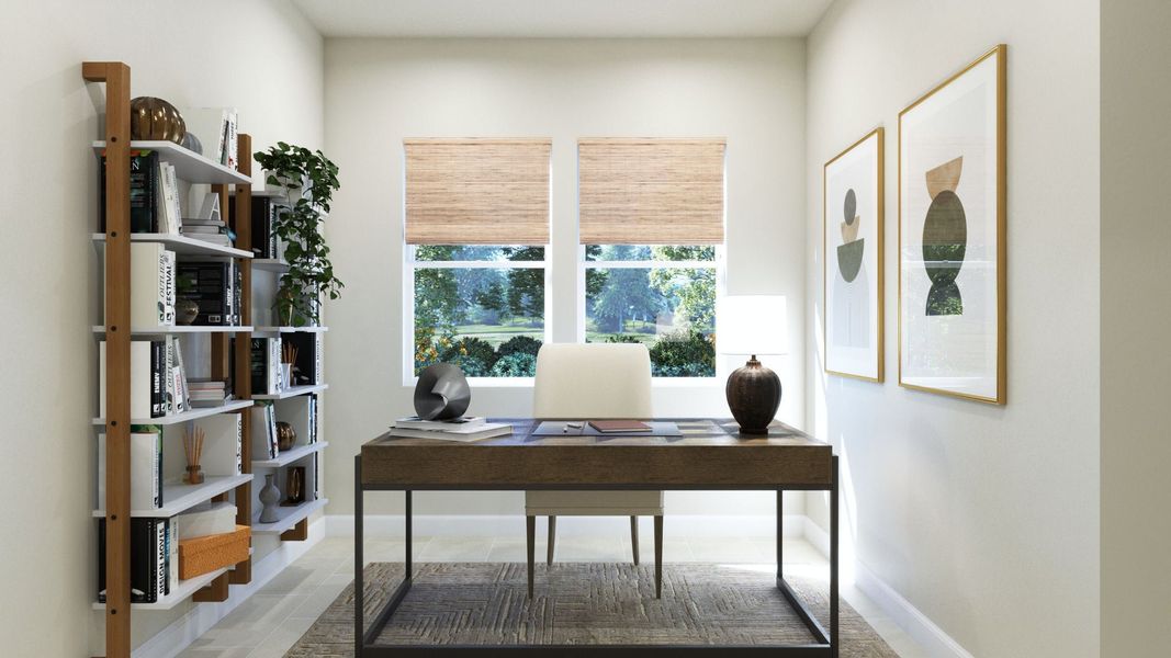 Representative furnished interior of a home built from the 2 by Trumark Homes in Festival at RainDance, Windsor (Image 10).