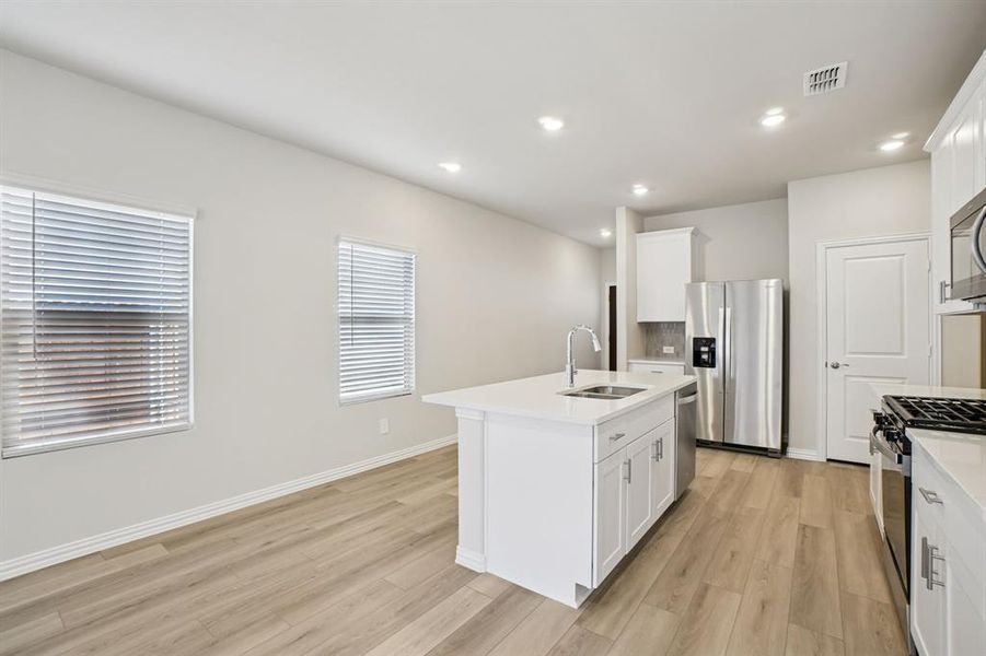 Furnished interior view inside a new home in Trails of Lavon - Spring Series, Lavon (Image 7).