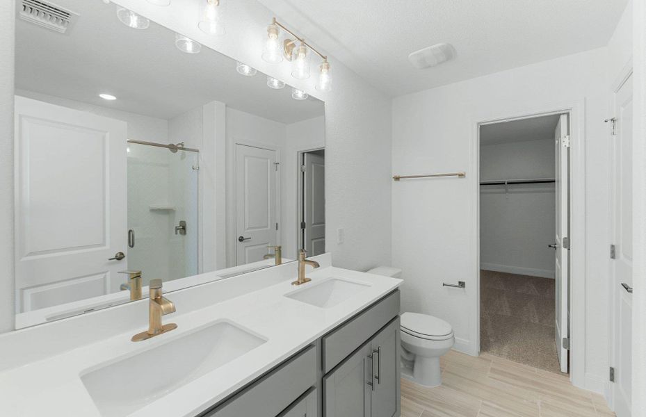 Furnished interior view inside a new home in Patterson Ranch, Georgetown (Image 8).