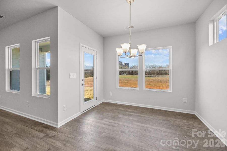 Spacious, unfurnished interior of a new home in Cottages at Wingate, Wingate (Image 23). Spacious, unfurnished interior of a new home in Cottages at Wingate, Wingate (Image 23).
