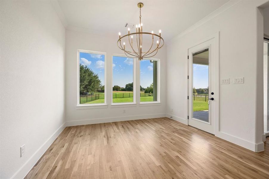 Spacious, unfurnished interior of a new home in Highland Oaks, Boyd (Image 26). Spacious, unfurnished interior of a new home in Highland Oaks, Boyd (Image 26).
