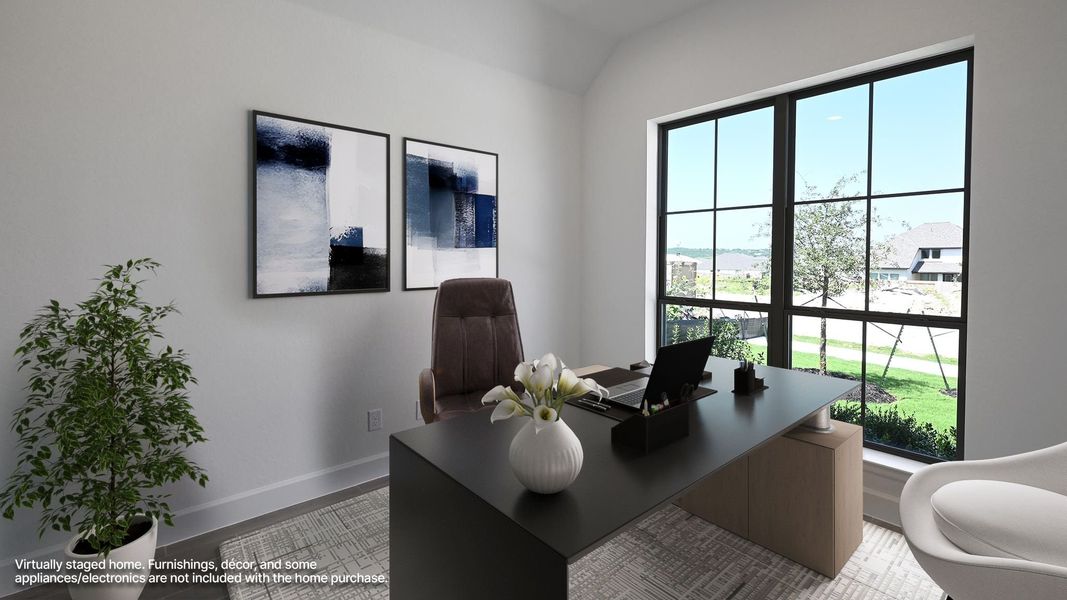 Furnished interior view inside a new home in Homestead, Schertz (Image 9).