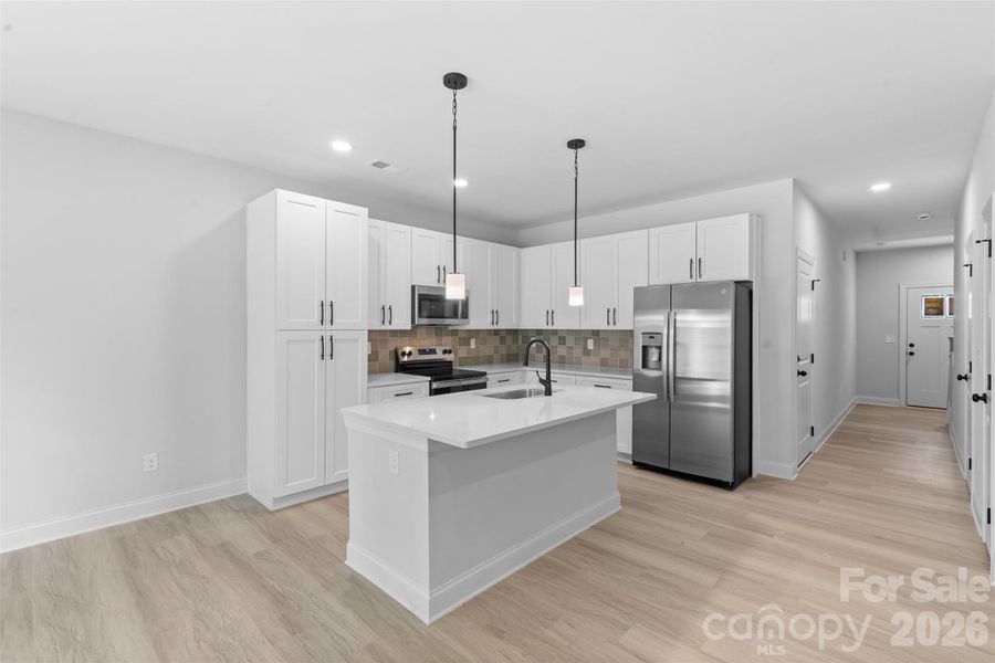 Furnished interior view inside a new home in , Charlotte (Image 11).