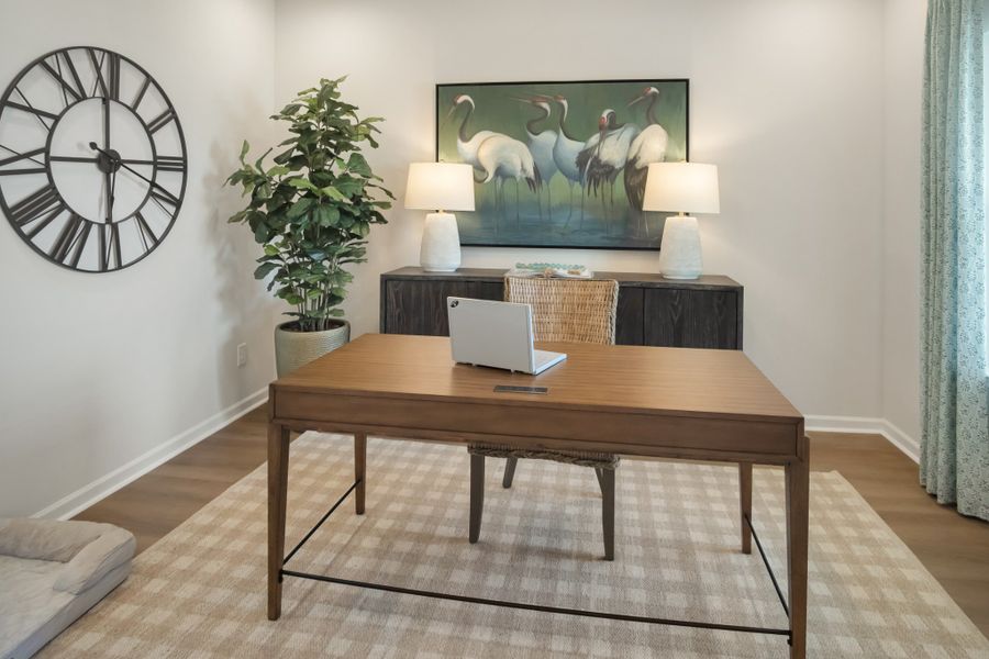 Furnished interior view inside a new home in Hampshire Hills, Columbia (Image 7). Furnished interior view inside a new home in Hampshire Hills, Columbia (Image 7).