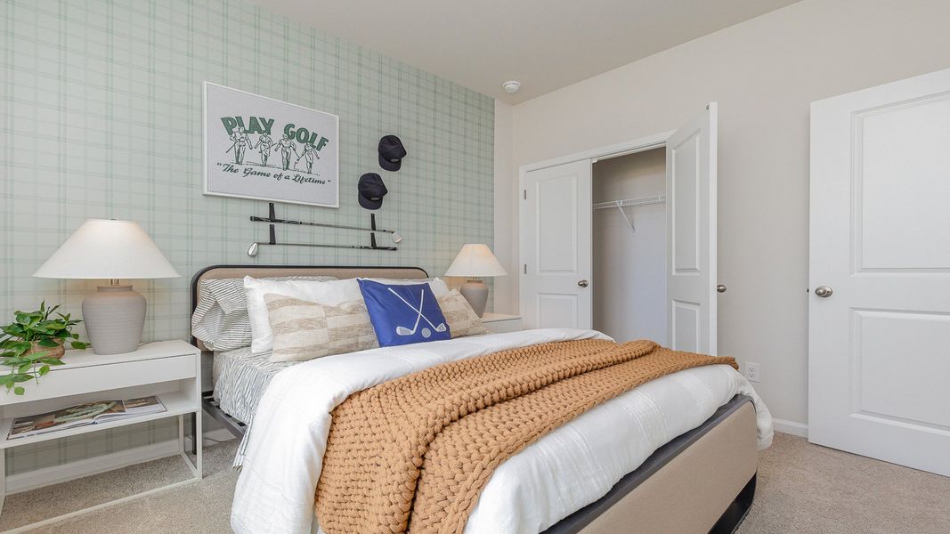 Furnished interior view inside a new home in Rich Square at Brunswick Plantation, Ash (Image 9).