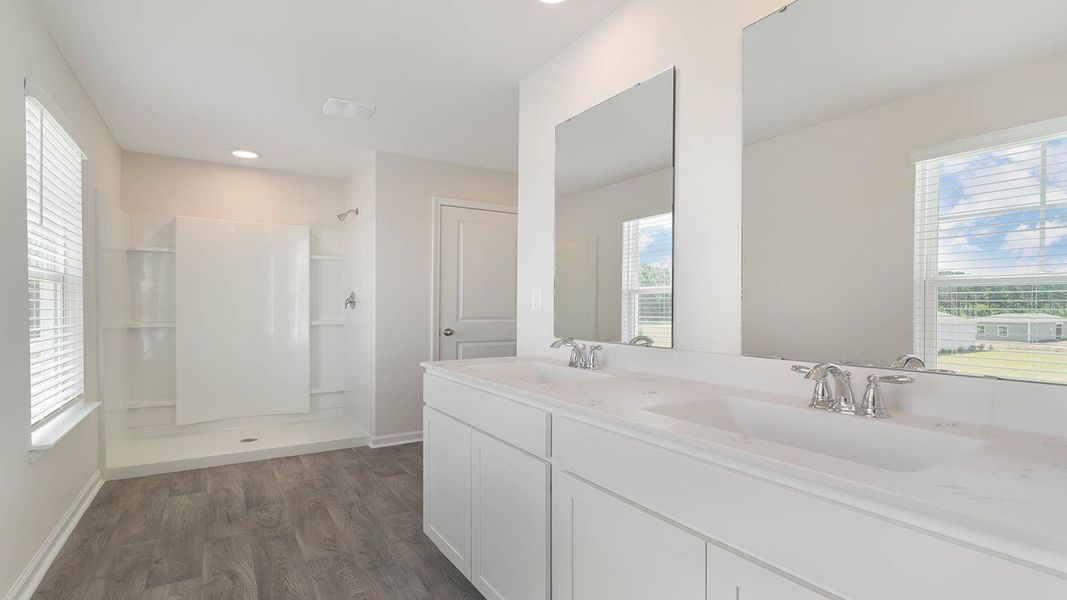 Furnished interior view inside a new home in Dove Crossing, Conway (Image 10).